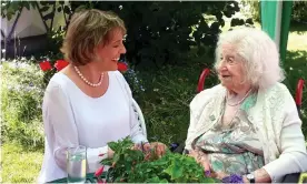  ?? Photograph: NSPCC/PA ?? Volunteer Anne Baker, 106, pictured with Esther Rantzen, is awarded an MBE in Britain’s New Year honours list.