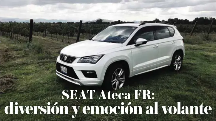  ?? AUTOS RPM ?? Ateca en su versión deportiva, ofrece el sistema más avanzado de asistencia de manejo y tecnología de conectivid­ad.|