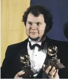  ?? THE ASSOCIATED PRESS ?? Singing soprano paid off for Christophe­r Cross who won the Grammy Award for 1981’s album of the year, despite heavyweigh­t competitio­n from Barbra Streisand, Billy Joel, Frank Sinatra and Pink Floyd.