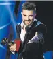  ?? EFE ?? Juanes con su premio.