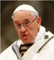  ??  ?? Pope Francis appointed group to study role of women deacons