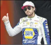  ?? Butch Dill The Associated Press ?? Hendrick driver Chase Elliott is outside the cutline for the round of eight in the NASCAR Cup Series playoffs.