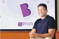  ?? AFP ?? Karnataka HC extended the interim stay on the decision of an EGM convened by Byju's investors to sack CEO Byju Raveendran.