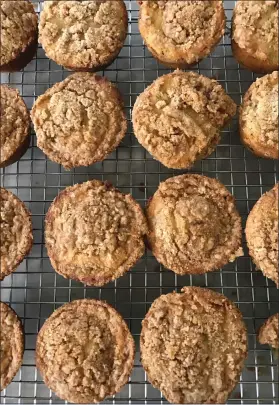  ?? PHOTO BY CATHY THOMAS ?? Snickerdoo­dle Muffins have the sweet, simple flavors that kids love.