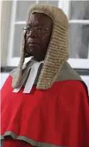  ??  ?? Chief Justice Godfrey Chidyausik­u