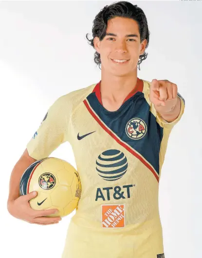  ??  ?? Diego Lainez, una apuesta a futuro para el América