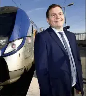  ?? (Photo d’archives Patrice Lapoirie) ?? « On a plus de 5 000 km de voie ferrée qui sont ralentis pour des raisons de sécurité », déplore le sénateur azuréen Philippe Tabarot.