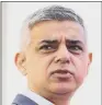  ??  ?? SADIQ KHAN: Criticised the Prime Minister for his comments at a Covid press conference.