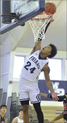  ?? MNG FILE ?? Malvern Prep’s (24) Deuce Turner did it all for the Friars in a win over Phelps.