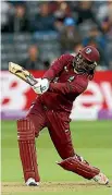  ?? MICHAEL STEELE/GETTY IMAGES ?? West Indies batsman Chris Gayle will be in New Zealand for the ODI and T20 series from December 20 till January 3.