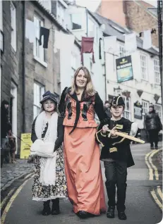  ??  ?? Robin Hood’s Bay is hosting a Victorian weekend.