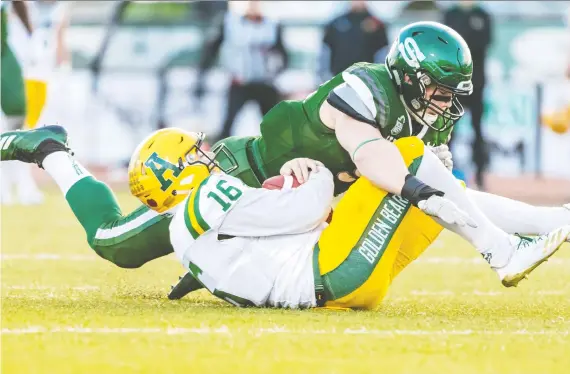  ?? OWEN WOYTOWICH ?? This fall will mark the first time Saskatchew­an Huskies football won’t be played since the program restarted in 1959.