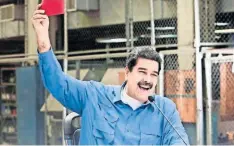  ??  ?? La consulta sobre la iniciativa del presidente de Venezuela, Nicolás Maduro, sobre una Asamblea Constituye­nte será evaluada por universida­des de su país.