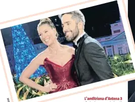  ??  ?? Pedroche posa amb el vestit amb què va presentar les campanades la Nit de Cap d’Any
L’amfitriona d’Antena 3