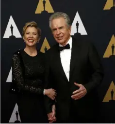  ??  ?? Bening and Beatty arrive at the 8th Annual Governors Awards in Los Angeles, California, recently. — Reuters file photo