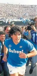  ?? AP ?? DIEGO MARADONA. En Napoli, su paso marcó un antes y un después.