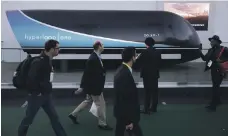  ?? Bloomberg ?? Engineers are envisionin­g a GCC-wide Hyperloop One network that can carry people at 1,080kph throughout the region