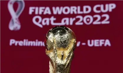  ??  ?? Any player participat­ing in a breakaway European Super League has been told they face a ban from the World Cup. Photograph: Fifa/ Getty Images