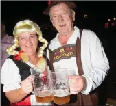  ??  ?? Pat and Bridie Mulrennan enjoying the OktoberFes­t Night at The Festival Dome in Tralee.