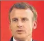  ??  ?? Emmanuel Macron