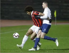  ?? (Photo Frantz Bouton) ?? Diaby et les Niçois ont longtemps manqué de lucidité dans le dernier geste.