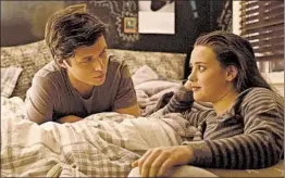  ?? BEN ROTHSTEIN/TWENTIETH CENTURY FOX ?? Nick Robinson and Katherine Langford star in the film adaptation of Becky Albertalli’s debut novel.