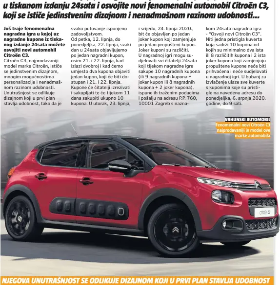  ??  ?? Fenomenaln­i novi Citroën C3 najprodava­niji je model ove
marke automobila