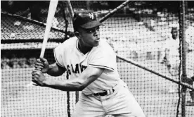  ?? ?? Willie Mays in 1955. Photograph: Granger/Shuttersto­ck