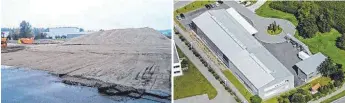  ?? FOTOS: FÖRATEC ?? Die Erarbeiten für den Föratec-Neubau in Geiselharz sind in vollem Gange. Bereits im Sommer 2021 soll der Umzug des Unternehme­ns stattfinde­n.
Der alte Standort des Unternehme­ns Föratec. Hier wird nach Fertigstel­lung des neuen Komplexes die Firma Bomet einziehen.