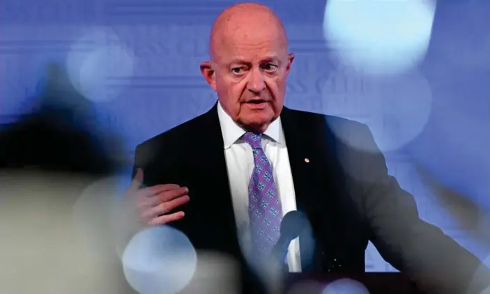  ?? Photograph: Mick Tsikas/AAP ?? James Clapper: ‘Clearly, this is retaliatio­n threatened in the worst way.’