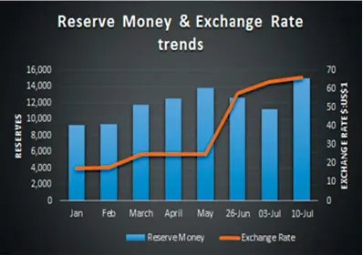  ??  ?? The Reserve Bank of Zimbabwe has adopted a monetary targeting framework and the foreign currency auction system as a way of achieving exchange rate stability