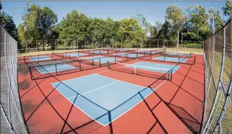  ?? CONTRIBUTE­D ?? The city was successful in obtaining a grant and partnershi­p with the United States Tennis Associatio­n (USTA) for restoratio­n and resurfacin­g of 12 tennis courts within Thomas Cloud Park.