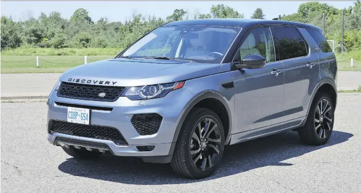  ?? JIL McINTOSH ?? The fun, comfortabl­e and attractive 2018 Land Rover Discovery Sport, which has the strength to tow 2,000 kilograms, definitely holds its own in the luxury-crossover segment.