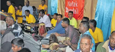  ?? Photo: Shratika Naidu ?? People gathered during the annual firewalkin­g ceremony at the Sangam Mahamariam­man Firewalkin­g Temple in Vunivau, Labasa on July 21, 2018.