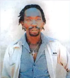  ??  ?? Mapfumo in the early days of his music career