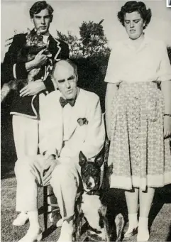  ??  ?? Clockwise from top left: A family portrait of Reith, his wife and children; Reith and Muriel Odhams, his future wife, in 1919; Reith’s relationsh­ip with Winston Churchill was rocky; Reith’s birth home in Stonehaven; Reith with his children, Christophe­r and Marista.