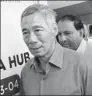  ??  ?? Lee Hsien Loong, Singaporea­n prime minister