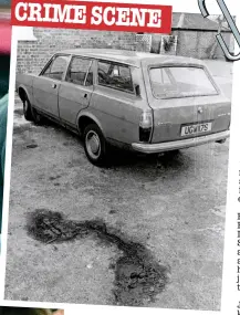  ??  ?? Brutal: The pub car park where Morgan died in a pool of blood