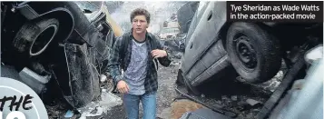  ??  ?? Tye Sheridan as Wade Watts in the action-packed movie