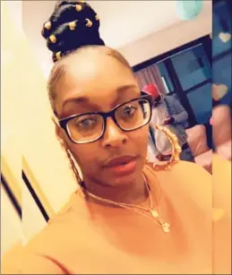  ?? Jamal Dunmore / Contribute­d ?? Shernetta Dunmore, 35, of Stamford, was killed by gunfire while celebratin­g the close of summer with friends in an East Side parking lot Sunday morning.