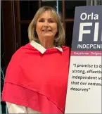  ?? ?? Independen­t candidate Orla Finn.