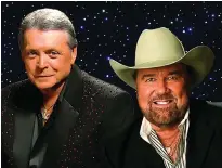  ?? Submitted photo ?? ■ Mickey Gilley and Johnny Lee will perform at the Hope Watermelon Festival.