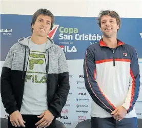  ?? D.DÍAZ ?? Dupla. Berlocq y Zeballos dieron sus razones sobre sus ausencias.