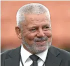  ??  ?? Chiefs coach Warren Gatland.