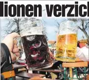  ??  ?? Sachsen trinken gerne Bier, aber nicht genug. Die Einkünfte aus der Biersteuer stagnierte­n zuletzt.