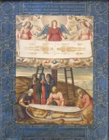  ??  ?? 1. The Holy Shroud, c. 1540, attrib. here to Giulio Clovio (1498–1578), oil on canvas, 55 × 44cm. Galleria Sabauda, Turin