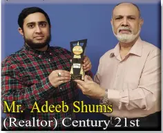  ?? ?? Mr. Adeeb Shums (Realtor) Century 21st
