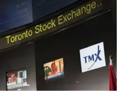  ?? AARON VINCENT ELKAIM/THE CANADIAN PRESS ?? The Canadian stock market is now one of the world’s weakest performers.
