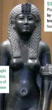  ??  ?? A sculpture thought to depict Cleopatra, whose exact date of birth is unknown