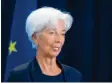  ?? Foto: dpa ?? Christine Lagarde löst den bisherigen EZB-Chef Mario Draghi ab.